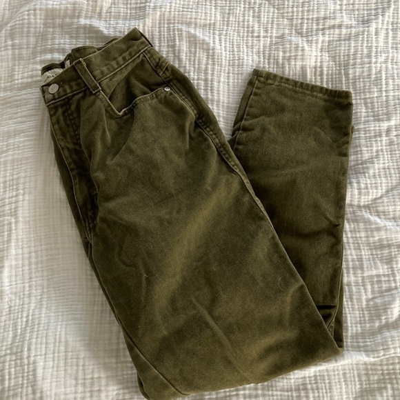 Gloria Vanderbilt 90s green mom jeans - Picture 1 of 9